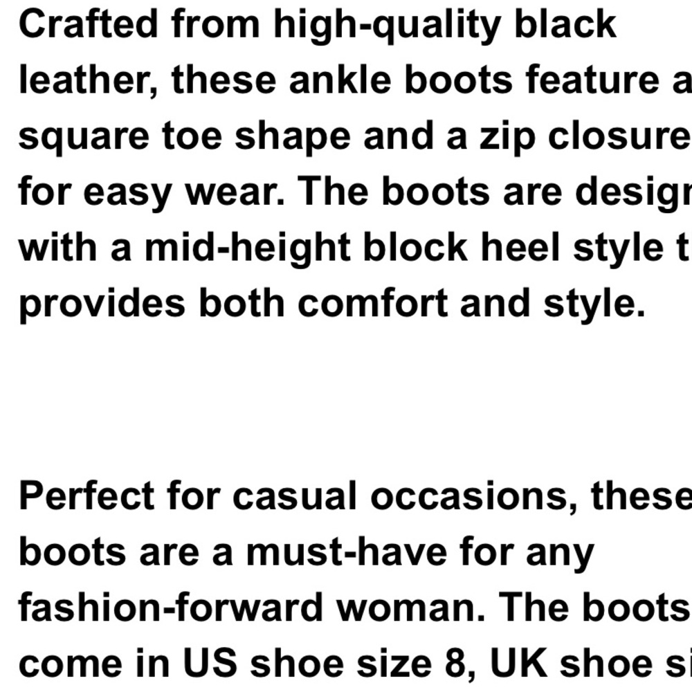 Andre Assous Black Ankle Boots for Women NWOB - Picture 8 of 8